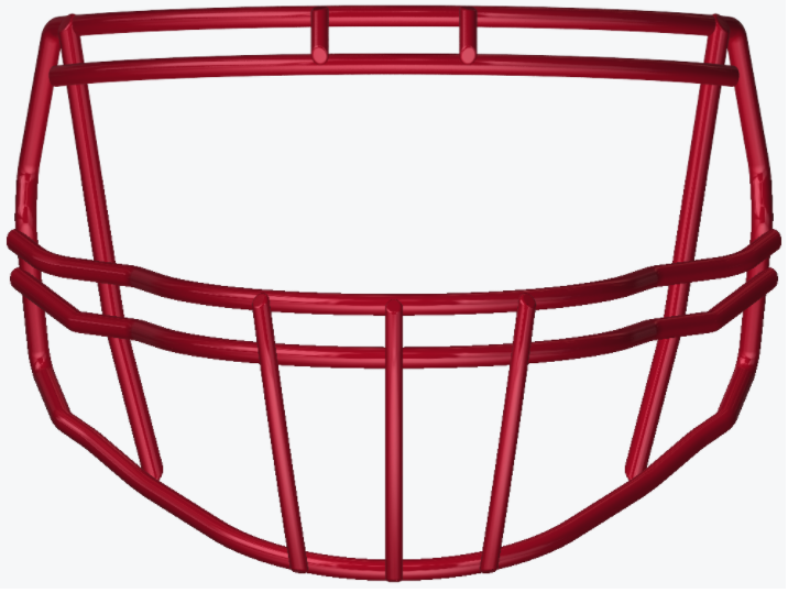 Riddell S2BD-HS4 Facemask - Facemask Color: Scarlet HS4