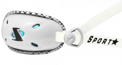SportStar X-1 Evolution Gel Chin Strap - White