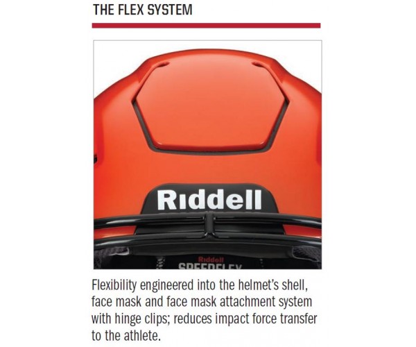 Riddell SpeedFlex - Met.South Bend Gold - Helmet Size: Large