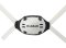 Riddell TCP Chin Strap - White - Chin Strap Size: TCP Riddell - S/M