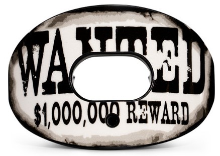 Battle "WANTED" Oxygen Football Mouthguard - Paper