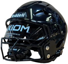 Riddell Axiom - Footballhelm für Erwachsene - Schwarz