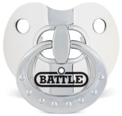 Battle Binky Oxygen CHROME Football Mouthguard - Silver