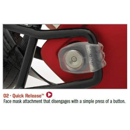 Riddell Speed Icon - Scarlet - Helme Größe: XLarge
