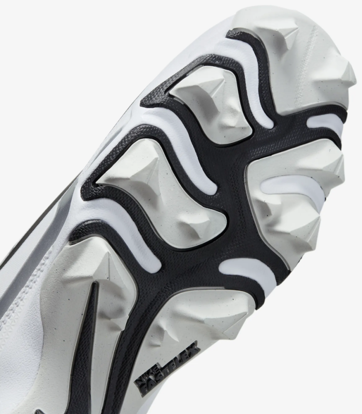 Football Cleats Nike Alpha Menace Shark 4 - White - Size: 10.5 US