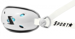 SportStar X-1 GX-4 Gel Chin Strap - White