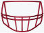 Riddell S2B-HS4 Facemask - Barva Mřížky: Scarlet HS4