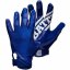 Battle Double Threat Receiver Gloves Navy - Velikost: Large