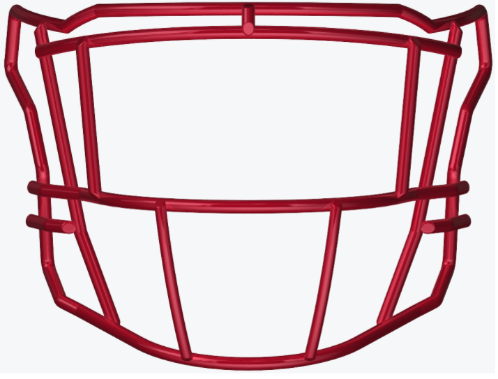 Riddell SF-2EG-SW SpeedFlex Facemask - Facemask Color: Scarlet SF