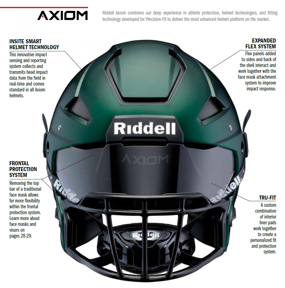 Riddell Axiom football helmet