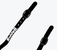Riddell Hard Cup Chin Strap Black