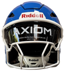 Riddell Axiom - Footballhelm für Erwachsene - Royal Blau