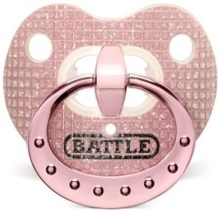 Battle "Binky Diamond" Oxygen Football Mouthguard - Pink