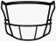 Riddell SF-Kicker SpeedFlex Facemask - Barva Mřížky: Gold SF