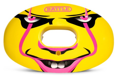 Battle "Clown23" Oxygen Football Mouthguard - Yellow