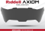 Riddell Axiom Visor Smoke - Closed