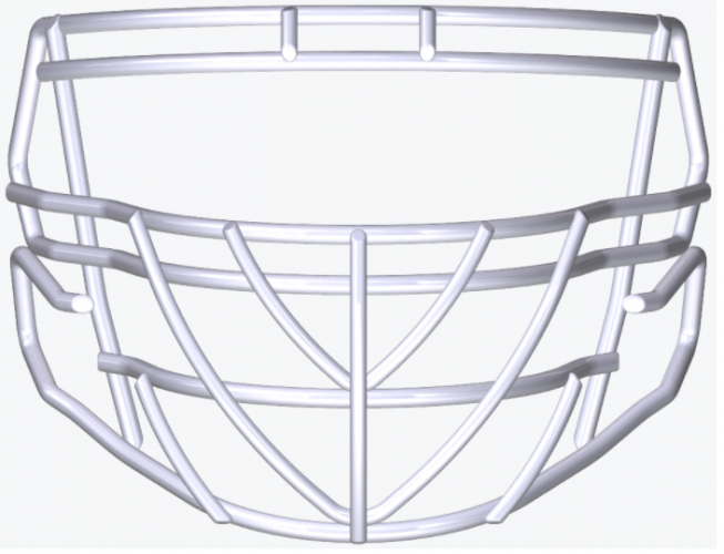 Riddell S2BDC-TX-HS4 Facemask - Facemask Color: White HS4