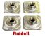 Riddell T-Nuts, #8-32 x 1/8" Stainless Steel - Set 4pcs.