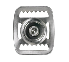 Riddell Chin Strap Buckle Stainless Steel - Set 4pcs.