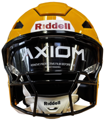 Riddell Axiom - Footballhelm für Erwachsene - Gelb