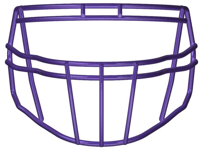 Riddell S2BDC-HS4 Maschera - Colore Maschera: Purple HS4