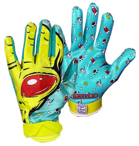 Battle "Alien" Cloaked Receiver Gloves - Velikost: Large
