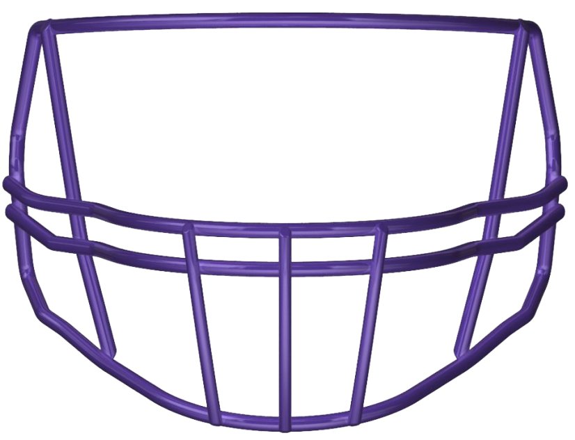 Riddell S2B-HS4 Maschera - Colore Maschera: Purple HS4