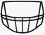 Riddell S2B-HS4 Facemask - Barva Mřížky: Lt.Gray HS4