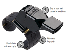 Fox 40 Classic Finger Grip Referee Whistle