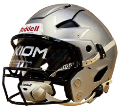 Riddell Axiom Football Helmet - Bay Silver