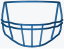 Riddell S2B-HS4 Facemask - Facemask Farbe: Königlich HS4