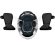 Wangenpolster Riddell Speed Icon Inflatable S-Pad Black - Pad size - Thickness: 1.0" - 2,54 cm