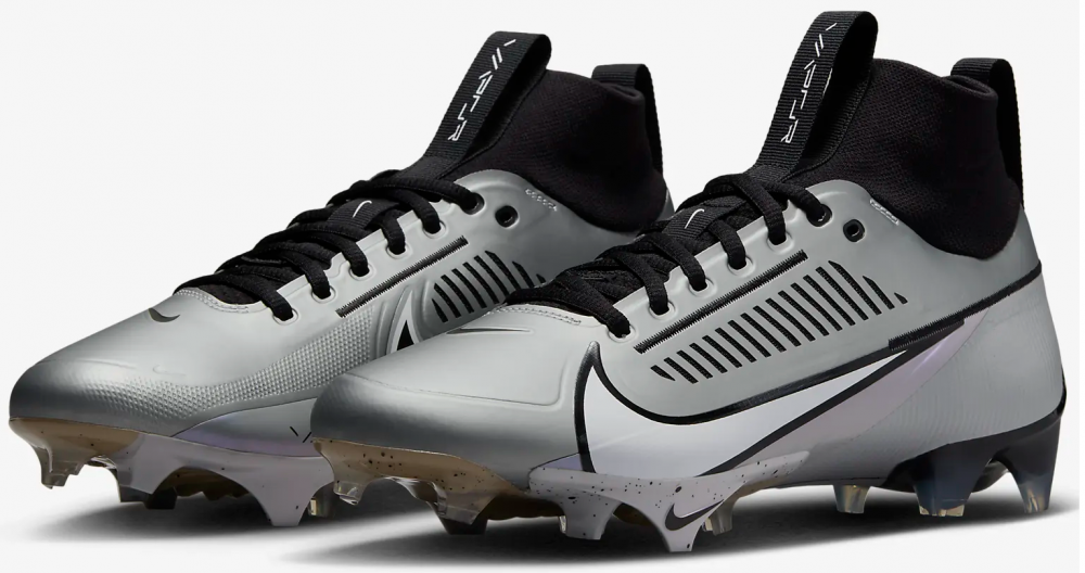 Gray football outlet cleats