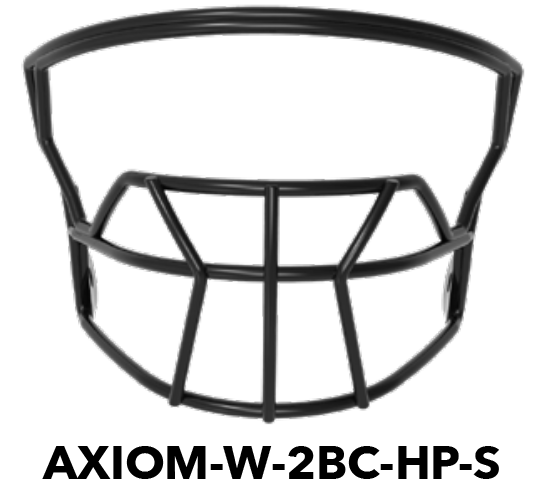 Riddell AXIOM Facemask - W-2BC-HP-S - Facemask Color: Scarlet