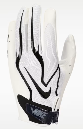 Nike Vapor Jet 9.0 Football Gloves - White - Size: Large