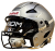 Riddell Axiom Football Helmet - Bay Silver