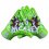 Battle "Money Man 2.0" Receiver Gloves Neon Green - Taglia: XLarge