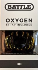 Battle "3D Predator" Oxygen Football Mouthguard - Black-Gold