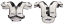 Football Shoulder Pads - Riddell Power SPK+ All-Purpose - Size: Medium 18-19"