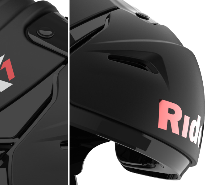 Riddell POWER® X1 - Shoulder Pads - Size: Medium 18-19