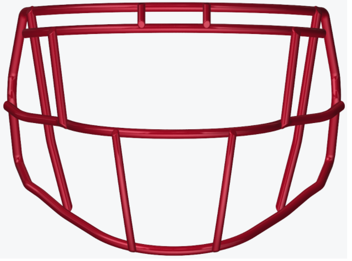 Riddell S2EG-SW-HS4 Facemask - Facemask Color: Scarlet HS4