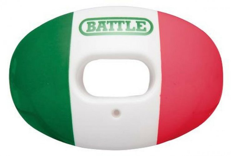 Battle Italian Flag Oxygen Football Mouthguard