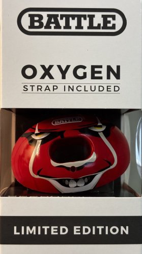 Battle "Clown23" Oxygen Football Mouthguard - Red