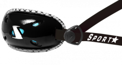 SportStar X-1 Evolution Gel Chin Strap - Black