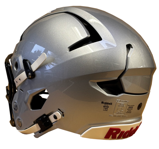 Riddell Axiom Varsity Football Helmet - Bay Silver - Helmet Size: 7-1/2 Riddell Axiom Varsity Football Helmet - Bay Silver - Helmet Size: 7-1/2