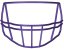 Riddell S2B-HS4 Maschera - Colore Maschera: Purple HS4