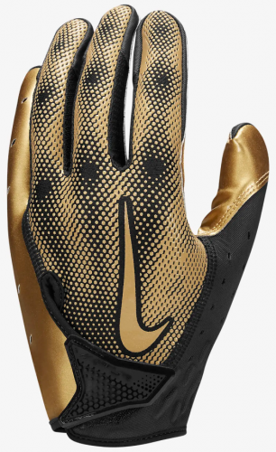 Nike Vapor Jet 7.0 MP Football Gloves - Black/Gold - Velikost: Medium