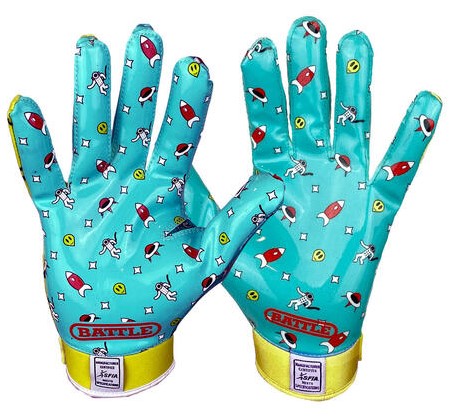 Battle "Alien" Cloaked Receiver Gloves - Size: Large