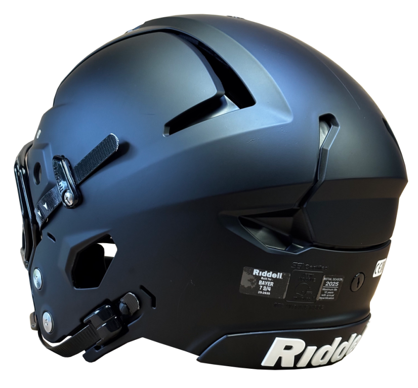 Riddell Axiom Football Helmet - Black Matte