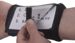American Football 3-Window Play Card Holder - Black